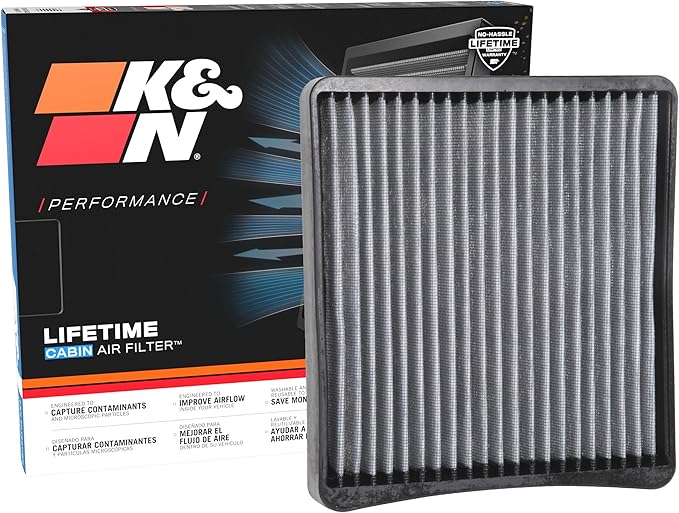 K&N LIFETIME Cabin Air Filter: Premium, Clean Air by KNEngineeringInc