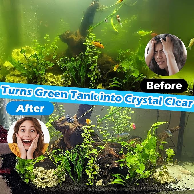 TARARIUM Aquarium Filter U-V for 20-75 Gallon, 200GPH Fish Tank Filter w/ 5W - Image 2