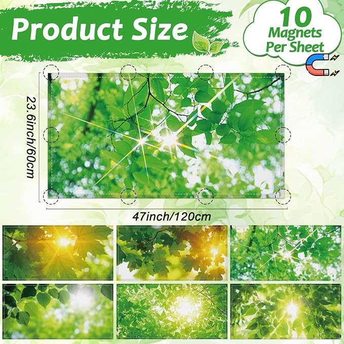 Wiooffen 6 Pcs Fluorescent Light Covers - Image 2