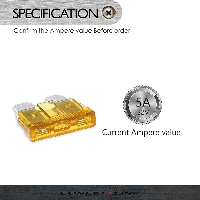 ATC5-25 ATC Fuse 25 Pack 5 Amp - Image 4