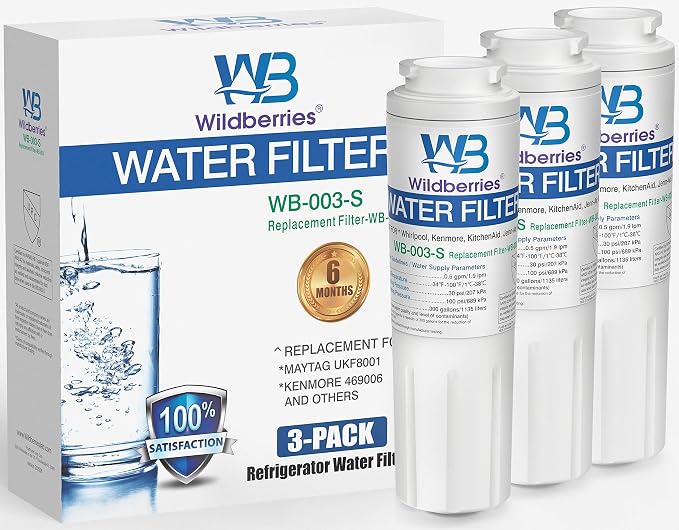 Wildberries UKF8001 NSF Certified Refrigerator Water Filter Replacement by Wildberries