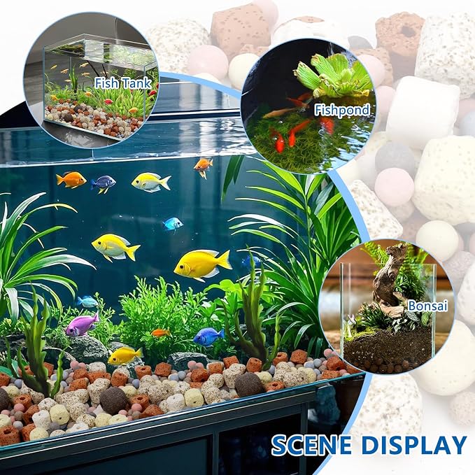 Bio Aquarium Filter Media, Bio Ceramic Ring Balls Media Set - Image 7