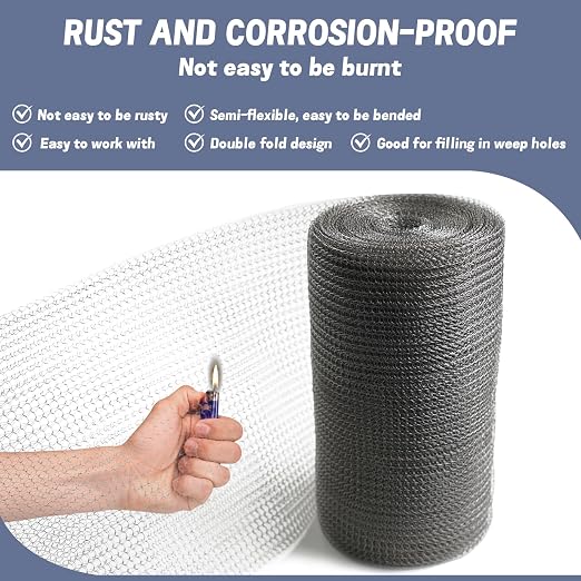 5" X 30 ft 304 Stainless Steel Mesh, Wire Mesh - Image 6
