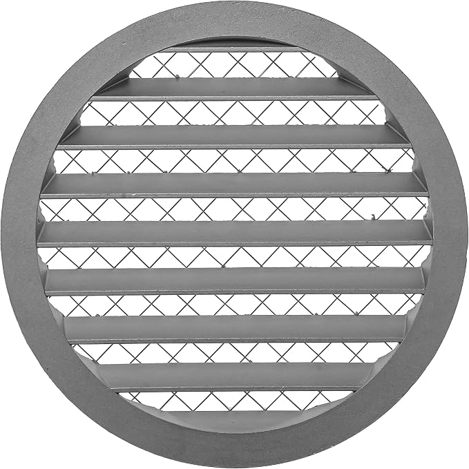Repa Market 8" Gray Vent Cover by RepaMarket