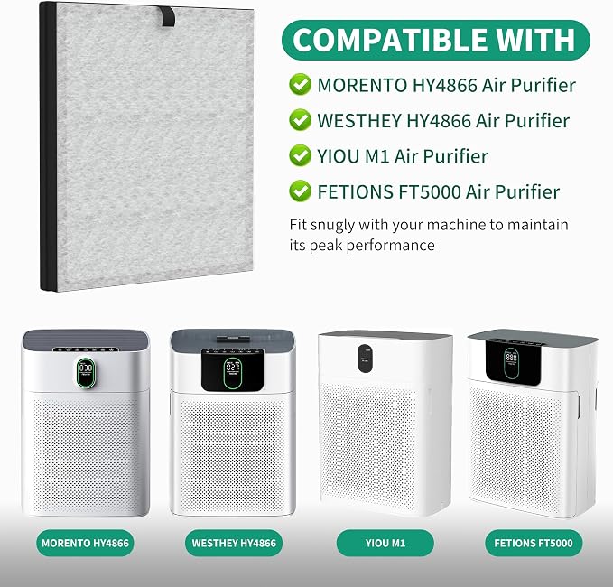 4 Packs Premium HY4866 Replacement Filter Compatible - Image 2