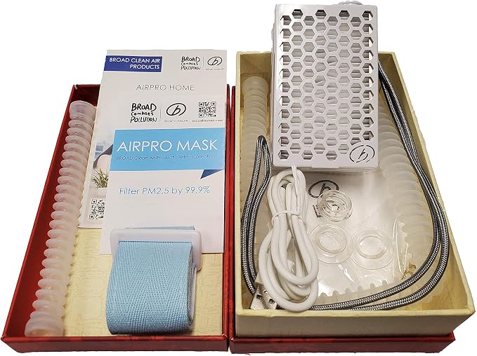 BROAD Holiday Edition AirPro Mask Rechargeable Electrical Air Purifying - Image 6
