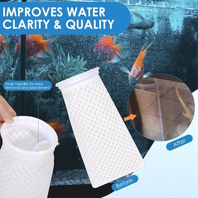 12 Pack 4 Inch Filter Sock, 150 Micron, Ring Honeycomb Filter Socks, Filter - Image 5