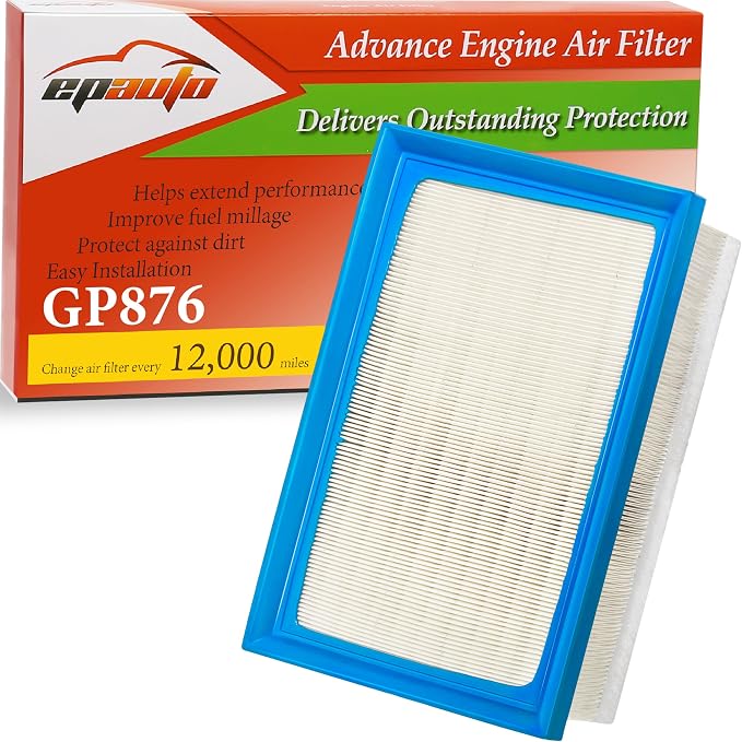 EPAuto GP876 Engine Air Filter, Replacement by EPAuto