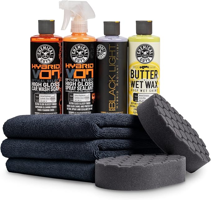 Chemical Guys HOL203 Black Car Care Kit, 9 Items by ChemicalGuys