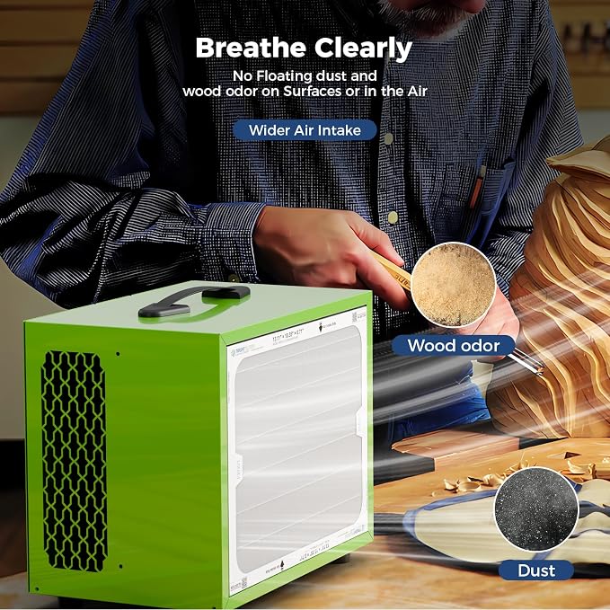ALORAIR Portable 2 Stage Intake Air Filtration Systems Woodworking - Image 2