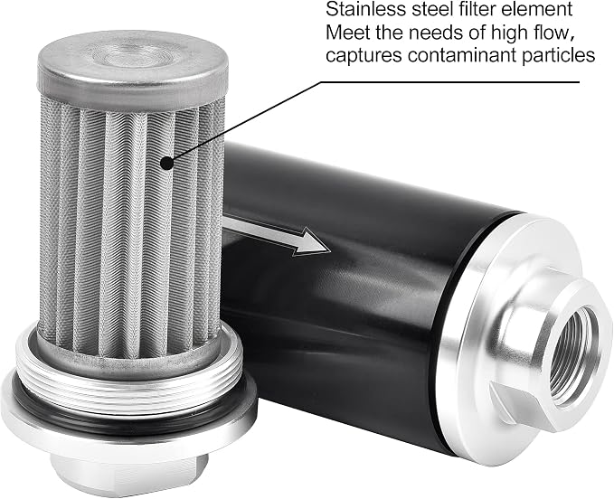 EVIL ENERGY Inline Fuel Filter 100 Micron - Image 4