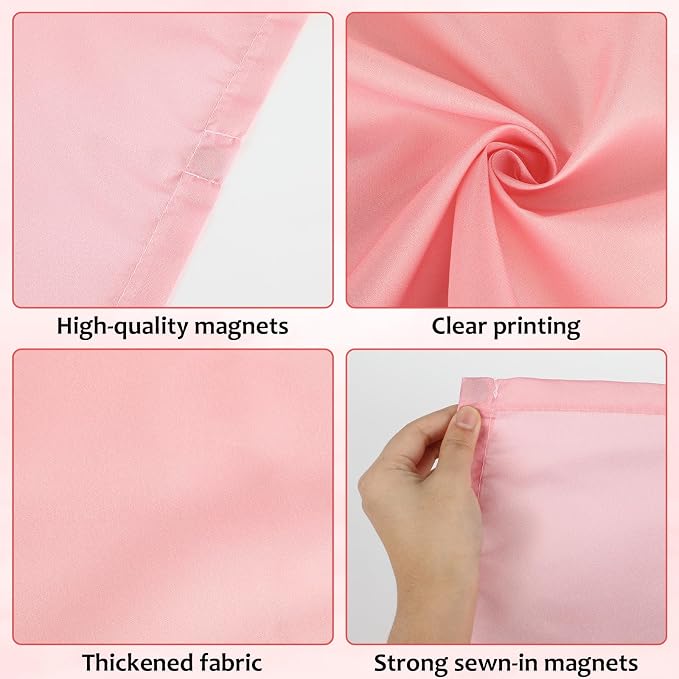 QOUBAI 4PCS Fluorescent Light Covers, 4x2 Feet Magnetic Light Cover Fluorescent - Image 3