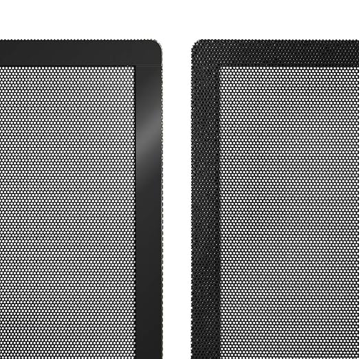 140mm PC Fan Dust Filter Magnetic Frame Computer Fan Grills Black Dust Mesh PC - Image 2