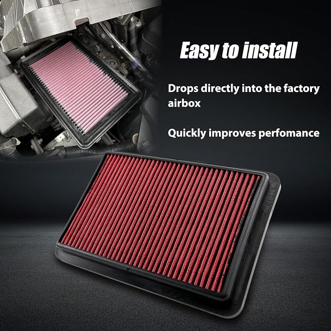 RYANSTAR RACING High-Flow Engine Air Filter 33-2480 Compatible - Image 6