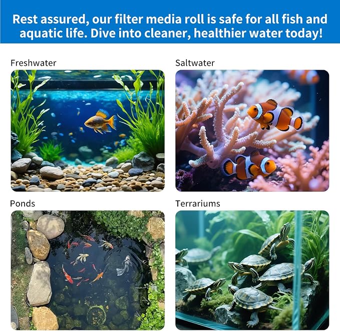 2" Thick Koi Pond Filter Pad, Pond Filter Media, Pond Filter Material - Image 6