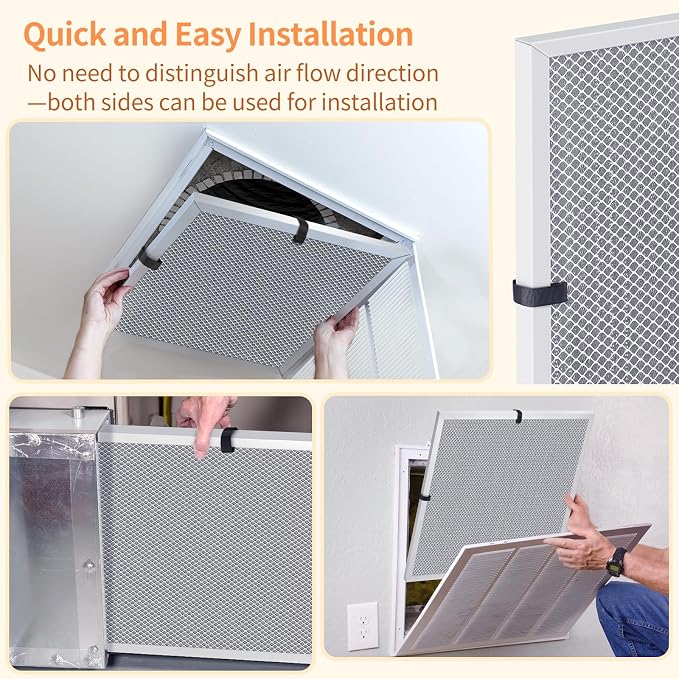 2-Pack 12x30x1 MERV 8 Reusable & Washable Electrostatic Air Filters - Image 6