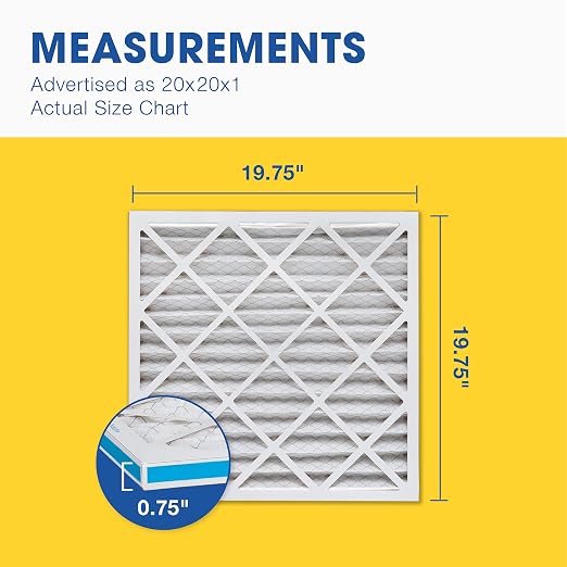 Aerostar 20x20x1 MERV 11 Air Filter, ACTUAL SIZE, Air Conditioning & Furnace - Image 5