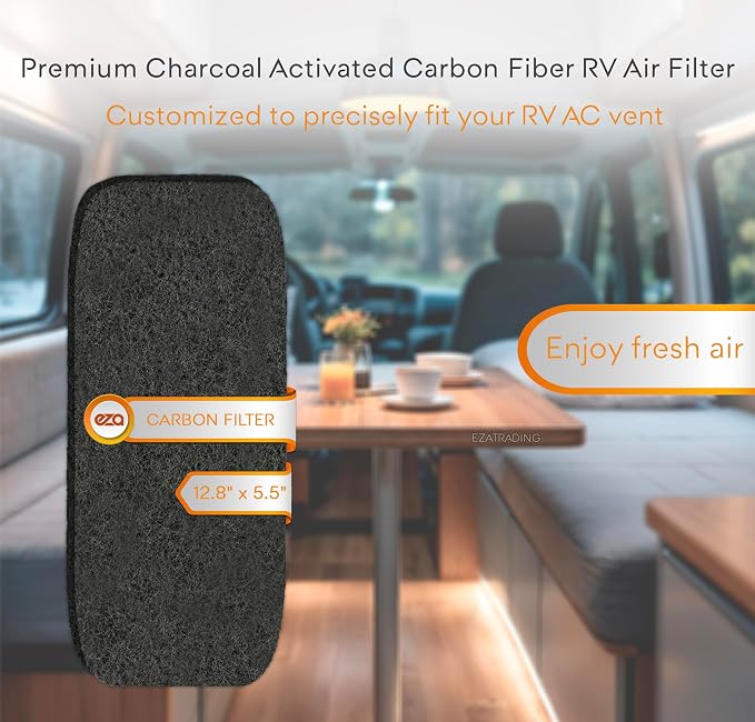 RV Premium Charcoal Activated Carbon Fiber Air Conditioner Filter - Image 3