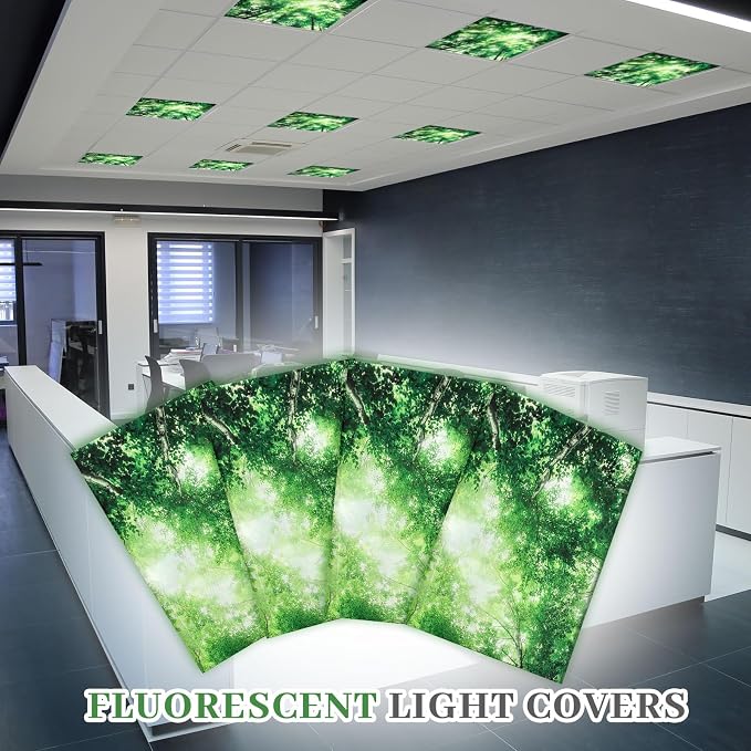 VIHOSE 4 Pcs 2 x 2 Feet Fluorescent Light Covers - Image 6