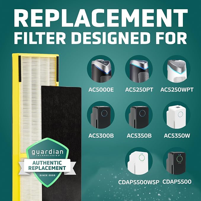 GermGuardian Filter C HEPA Pure Genuine Air Purifier Filter, Removes 99.97% of - Image 4