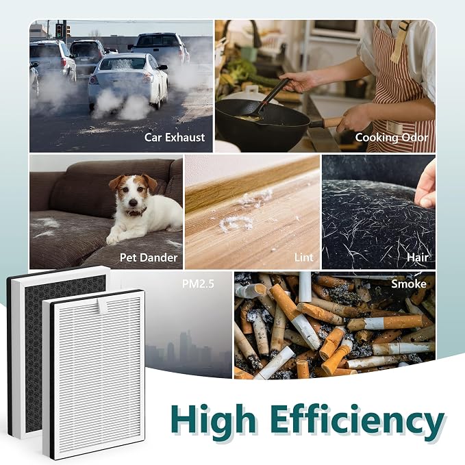 4 Pcs/ 2 Sets Replacement Filter - Image 5