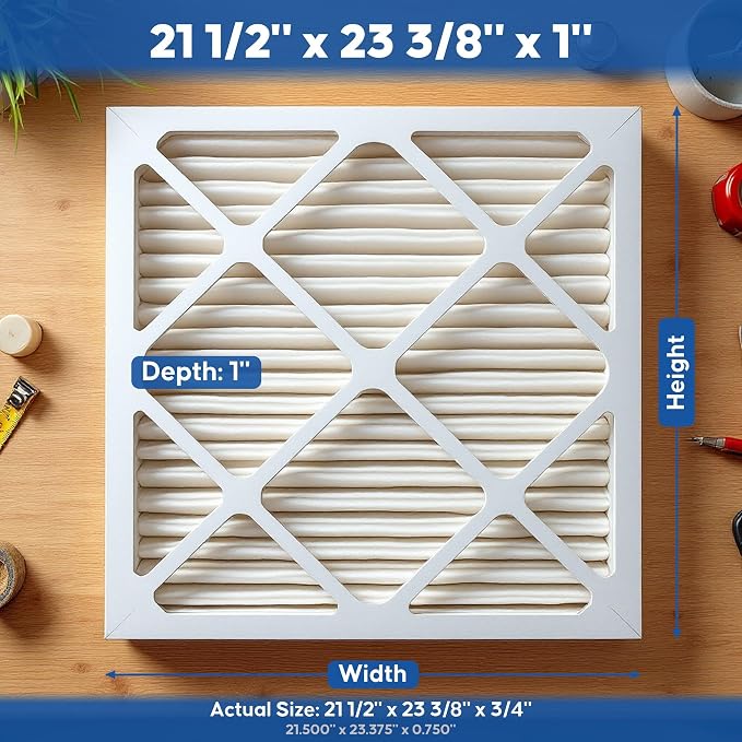 Aerostar 21 1/2x23 3/8x1 MERV 11 High Efficiency Pleated Air Filter, - Image 3