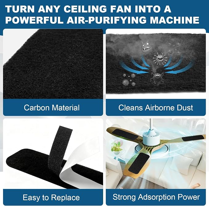 Storystore 18 Pack Ceiling Fan Filters - Image 3
