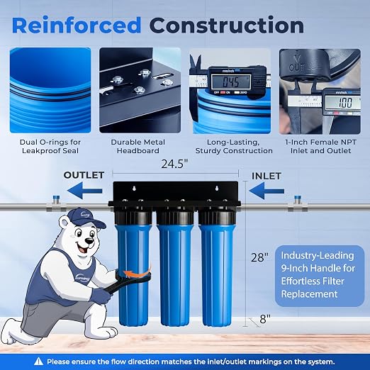 iSpring PFAS & Heavy Metals Whole House Water Filter System, SGS-Tested to - Image 4