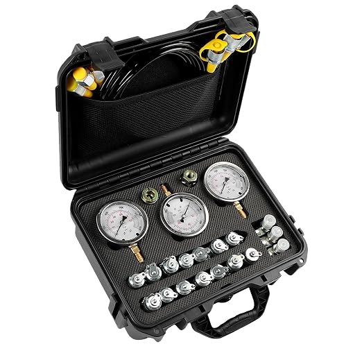 SINOCMP Hydraulic Pressure Gauge Test Kit by SINOCMP