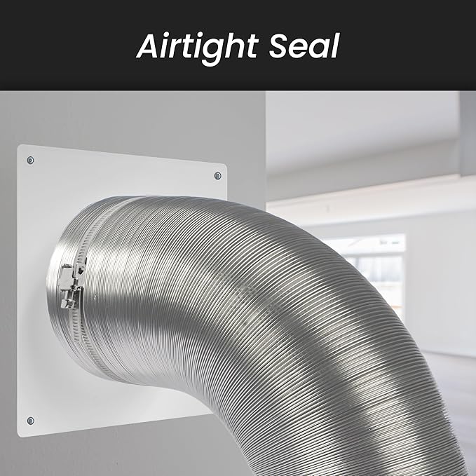 Repa Market 5 Inch Duct Connector Flange – Plastic Round Male Fit Vent Pipe - Image 3