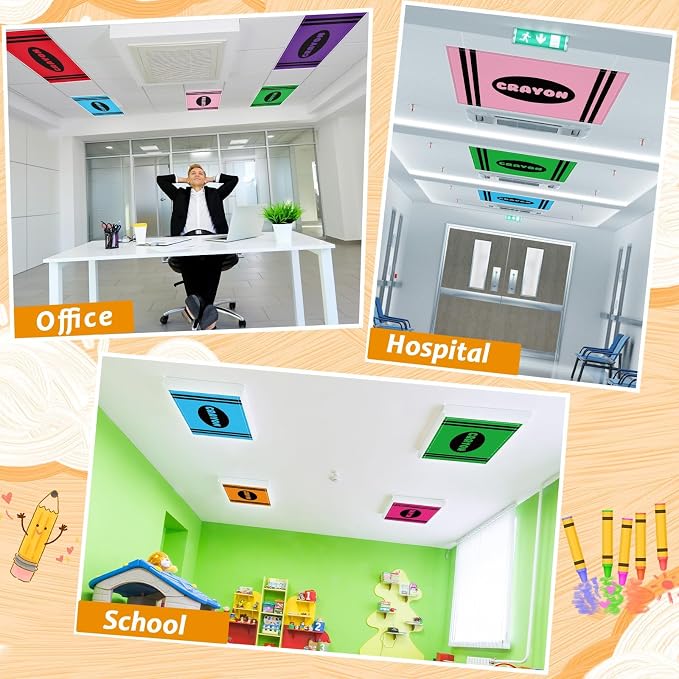 8 Pcs Fluorescent Light Covers - Image 4