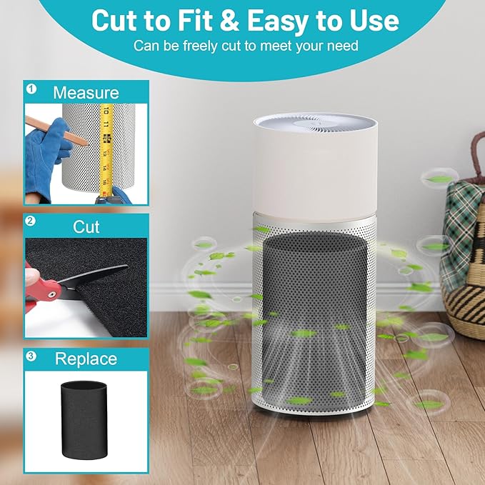 Cut to Fit Foam Pad Pre Filter, Filter Replacement - Image 5