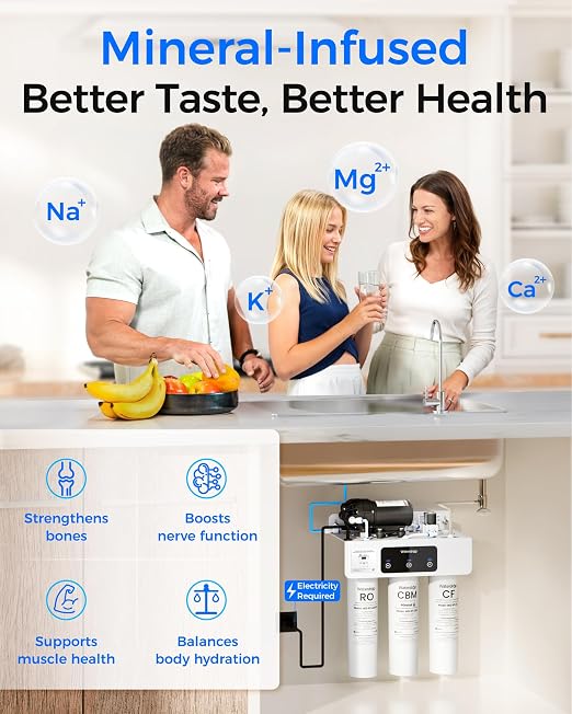 Waterdrop WD-T3-M Remineralization Reverse Osmosis Water Filter, NSF/ANSI 372 - Image 5