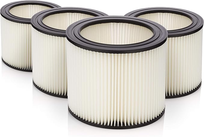 Kopach Replacement Filter for Vacmaster Shop Vacs, Part # VCFS, 4 Pack by Kopach+Filter