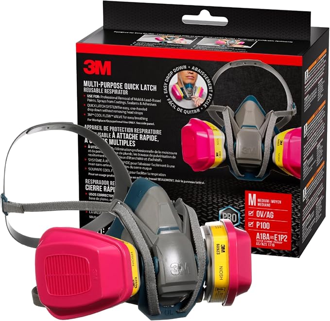 3M - 65023QLHA1-C Pro MultiPurpose Respirator by 3MSafety