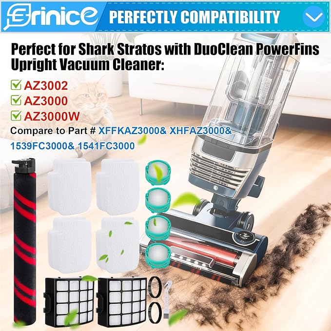 AZ3002 Filter Replacement Part for Shark Stratos DuoClean PowerFins HairPro - Image 3