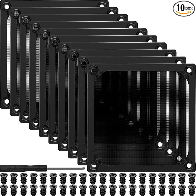 MorningRo 10 Pcs 120 mm Computer Fan Filter Grills by Unknown
