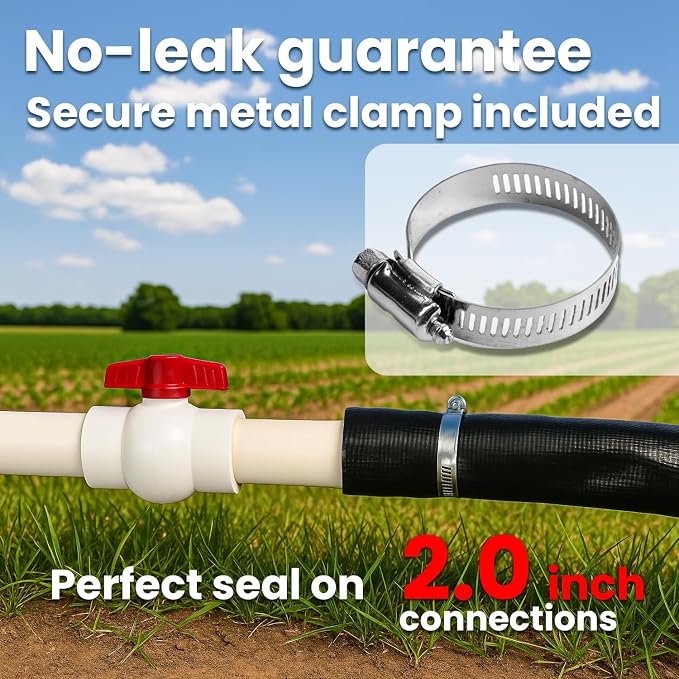 XtremepowerUS Backwash Hose Extra Heavy-Duty Pool Drain Hose 2" x 50 ft – 47 - Image 5