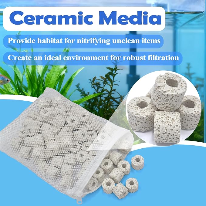 NewKe 52 Pack Filter Media Kit for Fluval 406/407 Canister Filters, Replacement - Image 7