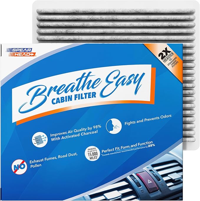 Spearhead Odor Defense Breathe Easy Cabin Filter | Fits 2001-2005 IS300 by SPEARHEAD