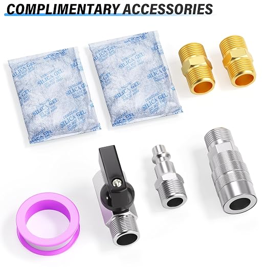 TAILONZ PNEUMATIC 0-150PSI 1/2 Inch NPT Aluminum Alloy Carbon Desiccant Air - Image 6