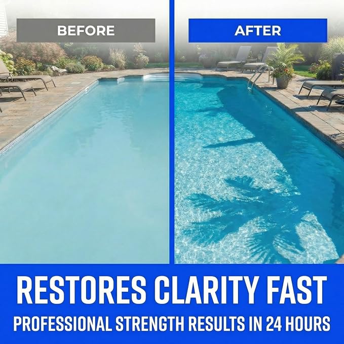 Pool Clarifier - Heavy-Duty Ultra-Concentrated Liquid, Water Clarifier - Image 5