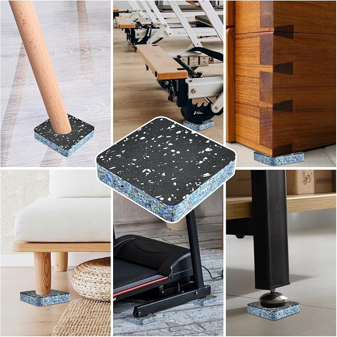 6 Pcs Anti-Vibration Rubber Mat, High Density Mats - Image 7