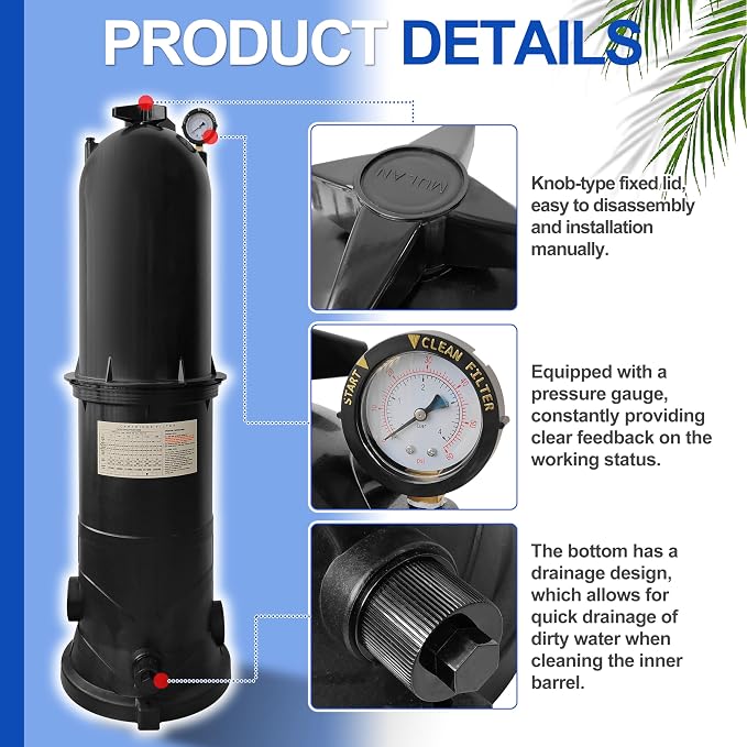 W3C17502 175 Sq.Ft. Pool Filter Compatible - Image 2