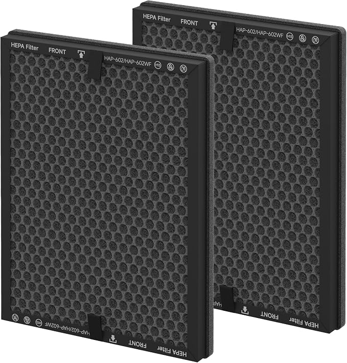 Upgraded Version HAP602 Mixed Honeycomb Activated Carbon and Replacement Filter by FCFMY