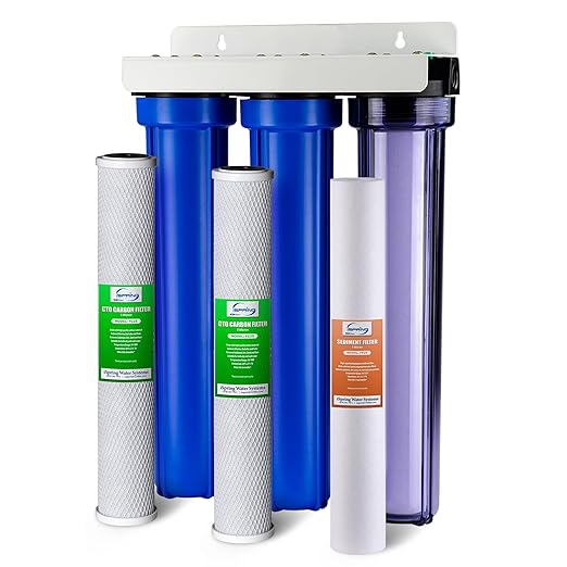iSpring Whole House Water Filter System, Highly Reduces up to 99% Chlorine by iSpring