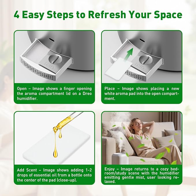 60-Pack Humidifier Aroma Pad Compatible - Image 6