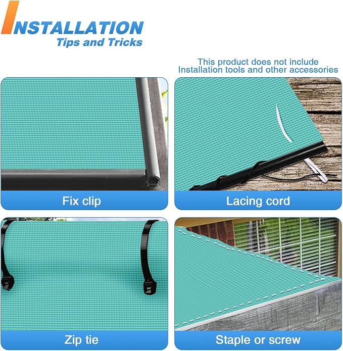 TANG Sun Shade Fabric Roll 8'x121' Shade Cloth - Image 5