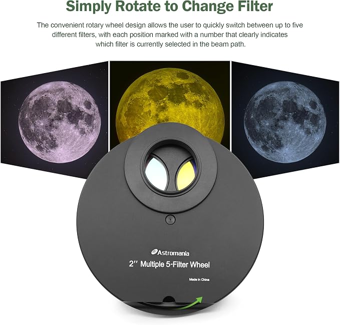 Astromania Telescope Filter Wheel Holder, Filter Wheel Drawer Compatible - Image 2