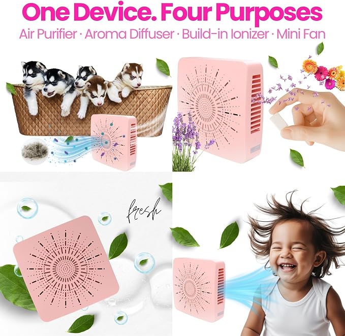 Cute Portable Mini Air Purifier - Image 3